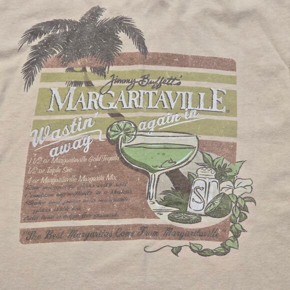 Jimmy Buffett's Margaritaville Wastin' Away Short Sleeve T Shirt - Picture 2 of 8